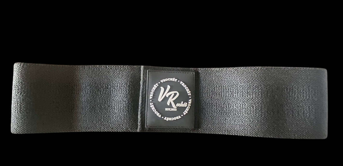  Durable elastic strap keeping VRochét crochet starter kit securely closed